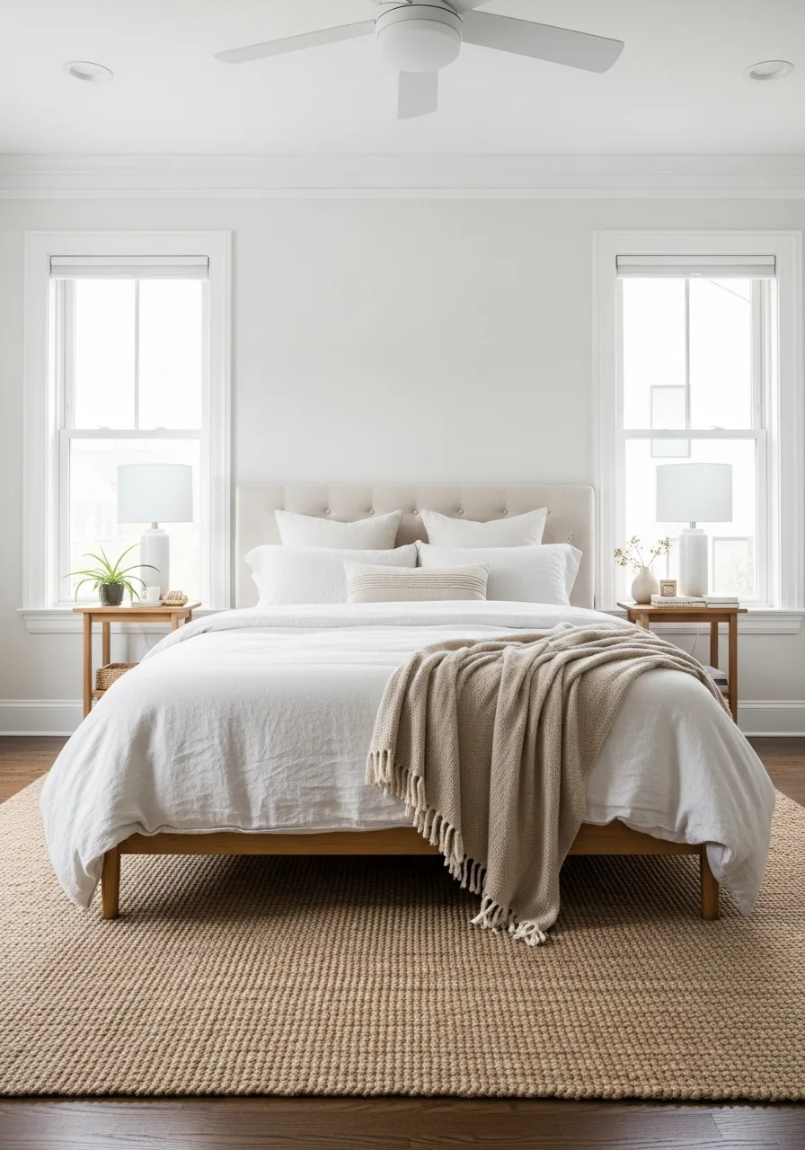 10. Lay a Jute Rug