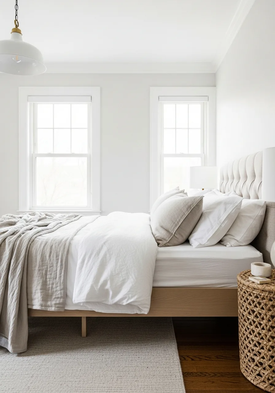 33. Toss a Linen Bolster