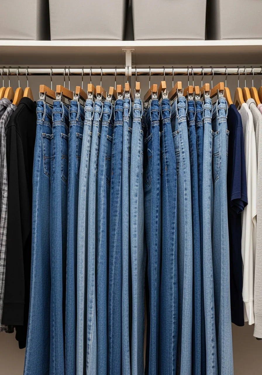 12. Hang Jeans On Hooks