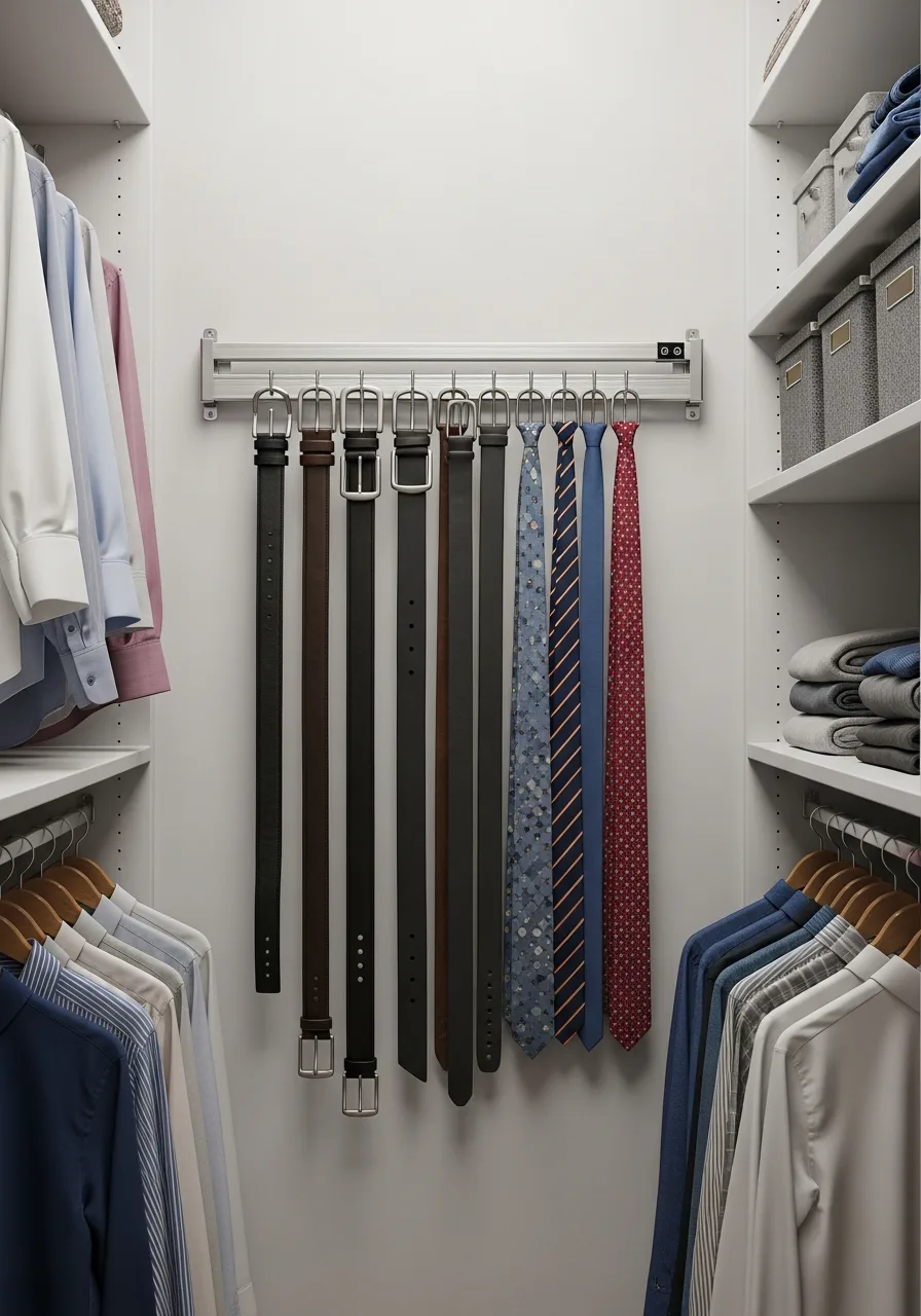 13. Install Retractable Belt Racks