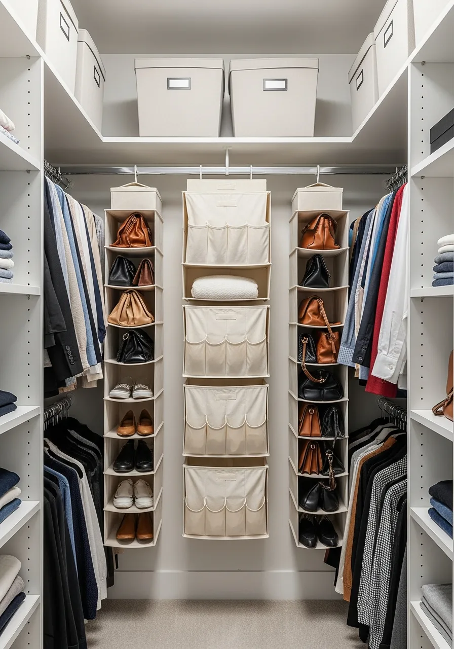 14. Organize With Handbag Files