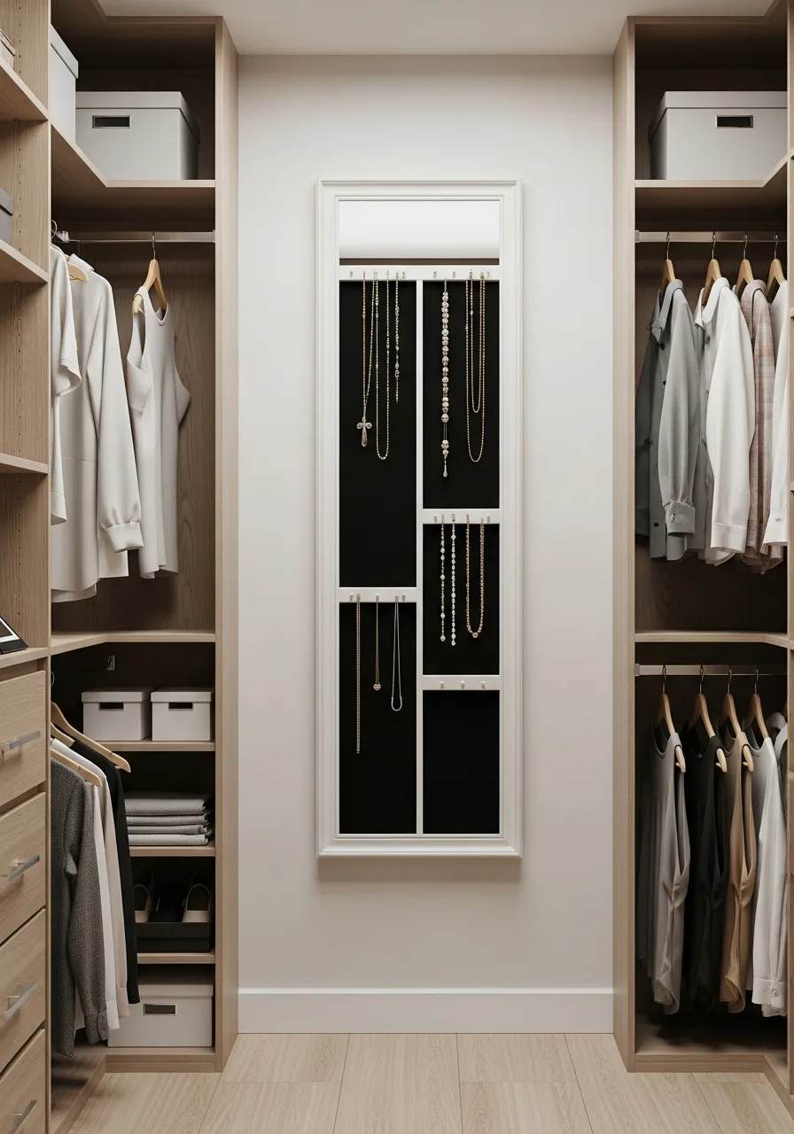 20. Recess Slim Jewelry Cabinets