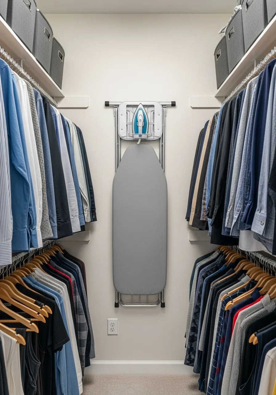 21. Mount Folding Ironing Boards