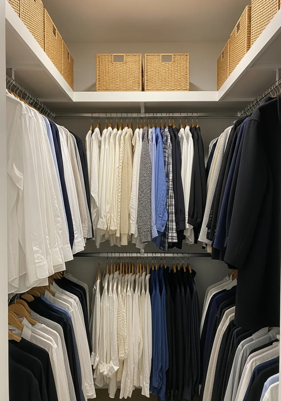 22. Group Clothes By Color