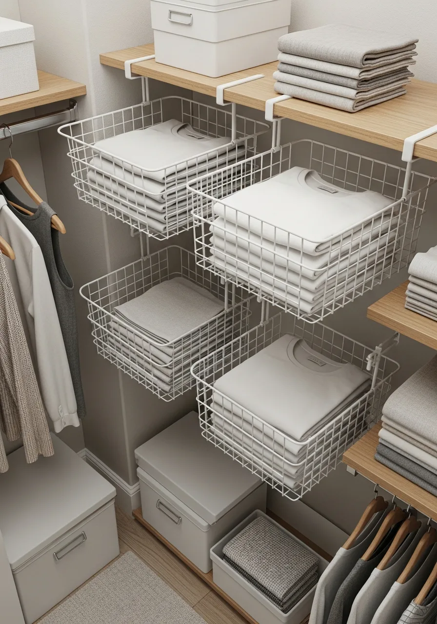 25. Slide In Wire Baskets