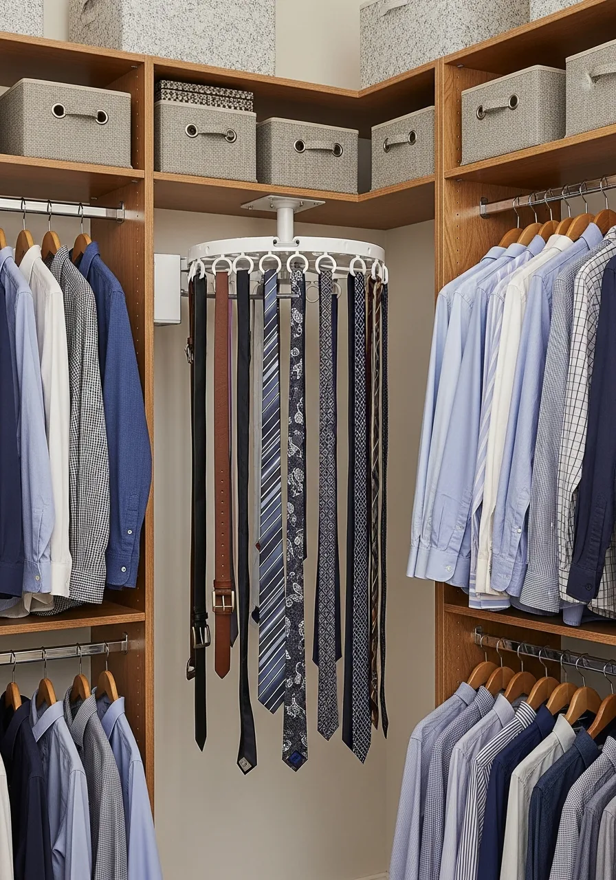 28. Install Motorized Tie Racks