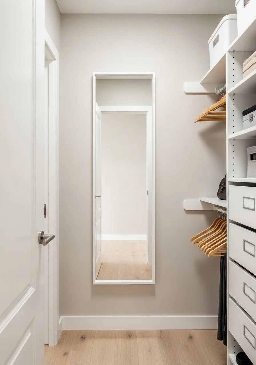 36. Door Mounted Full Mirror