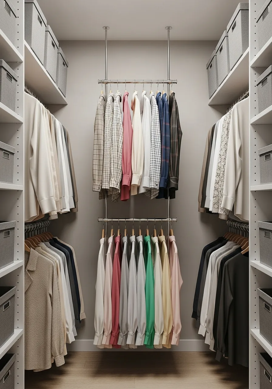 46. Multi Tier Blouse Hangers