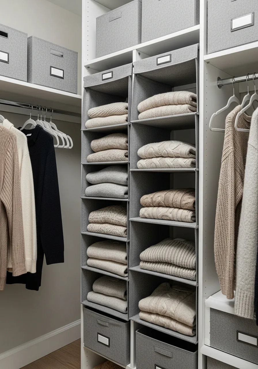 47. Fabric Shelf Dividers