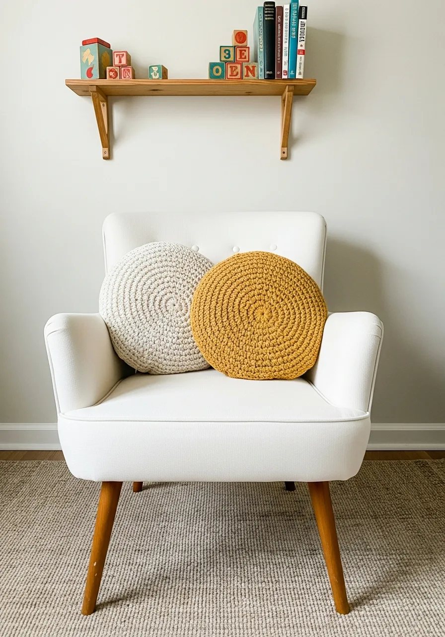 10. Textured Crochet Pillows
