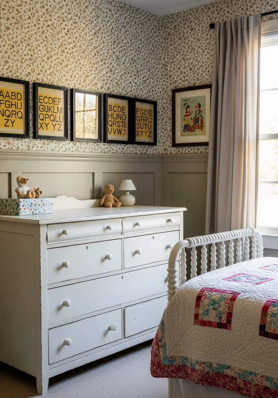 17. Framed Vintage Flashcards