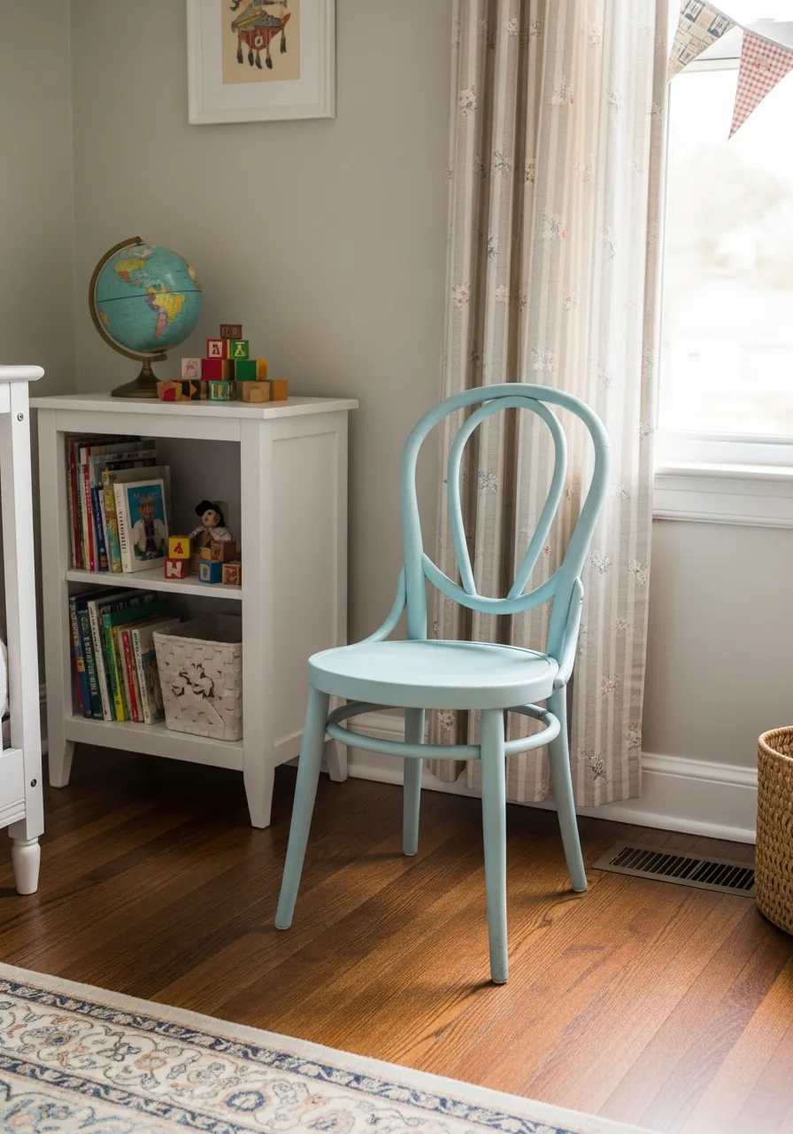 18. Painted Bentwood Chair