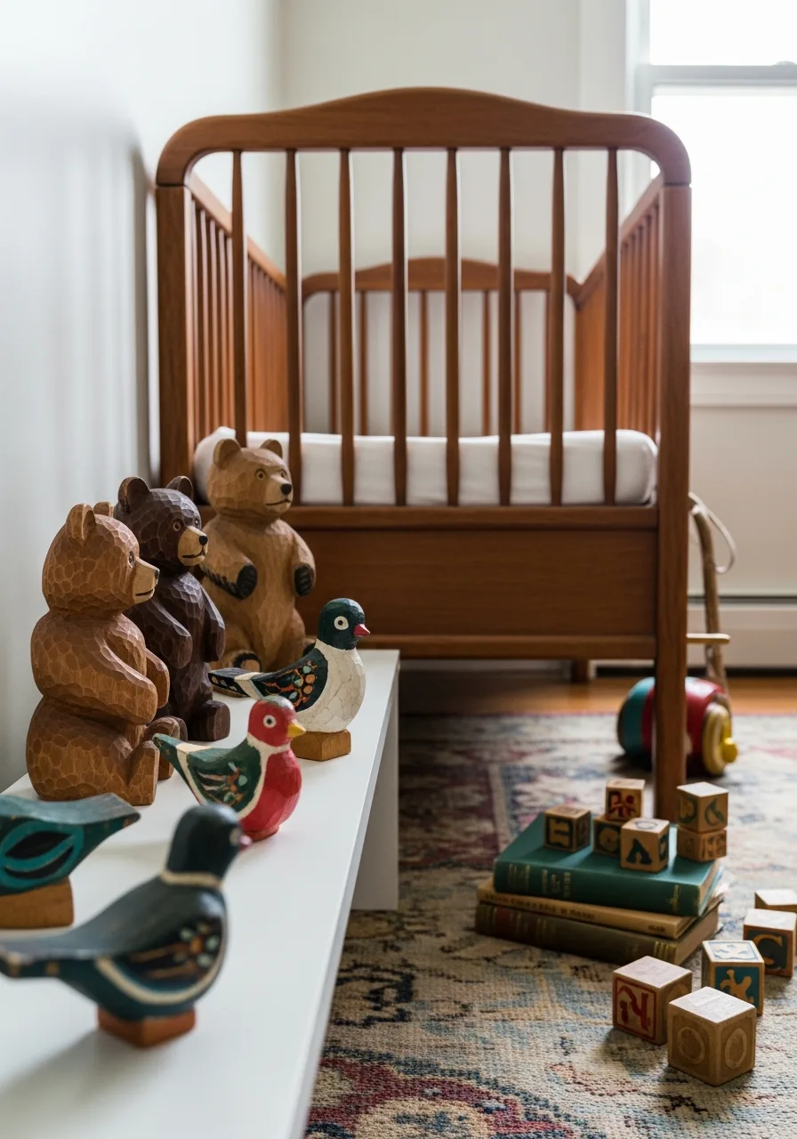 27. Folk Art Wood Carvings