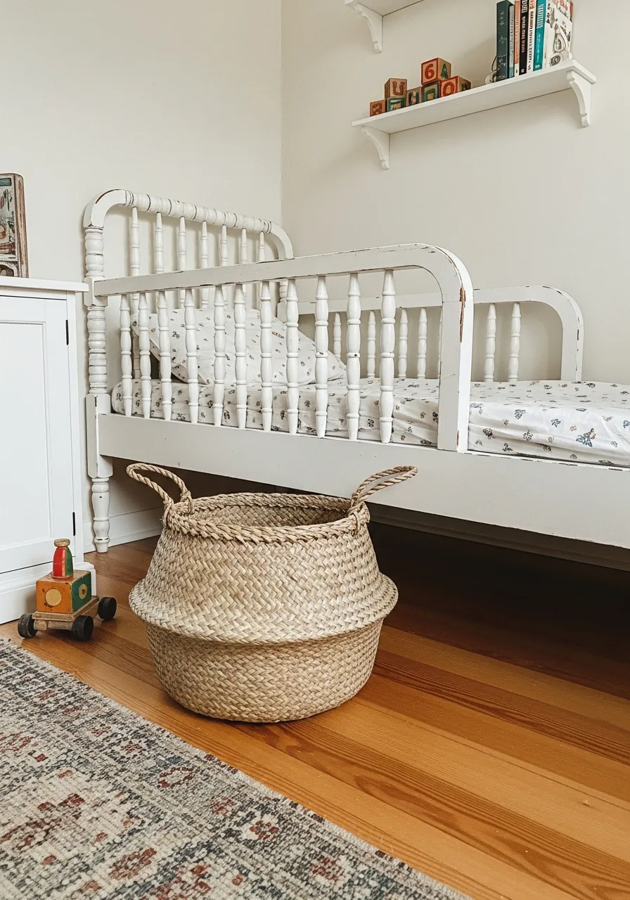 30. Woven Seagrass Belly Baskets