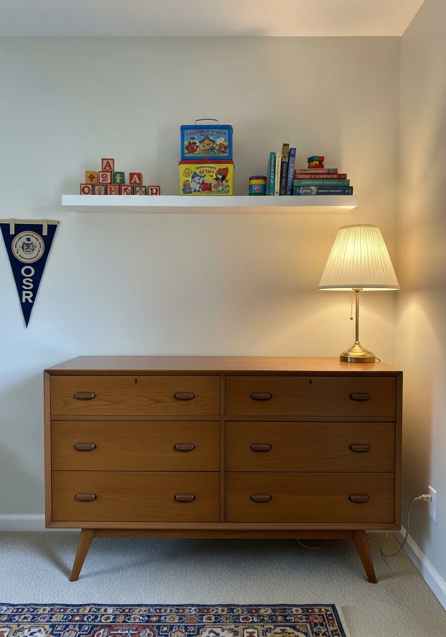 34. Retro Tin Lunchbox Display