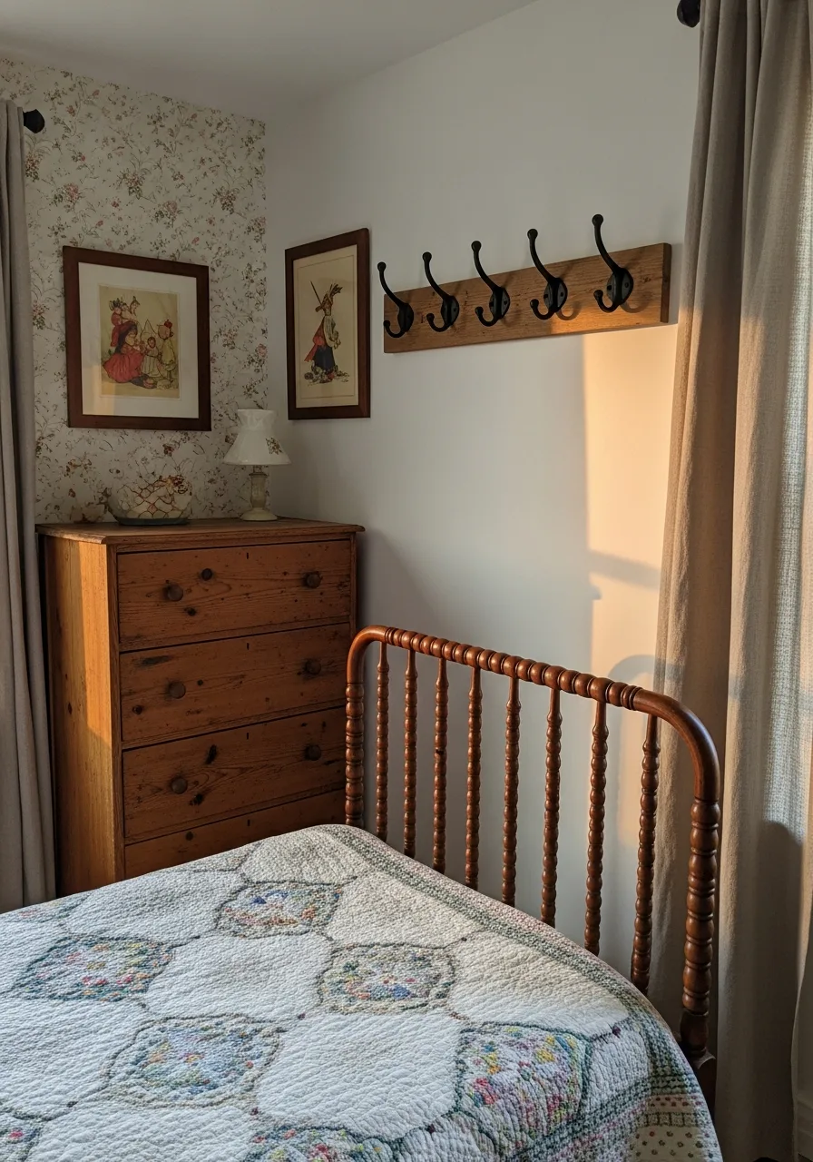 36. Aged Cast Iron Hooks