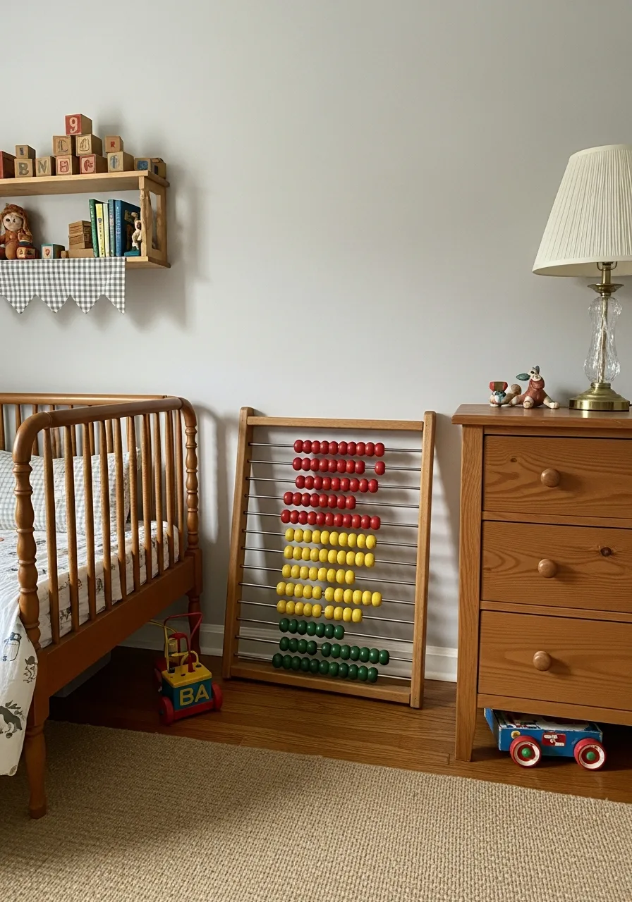 40. Classic Oversized Wooden Abacus