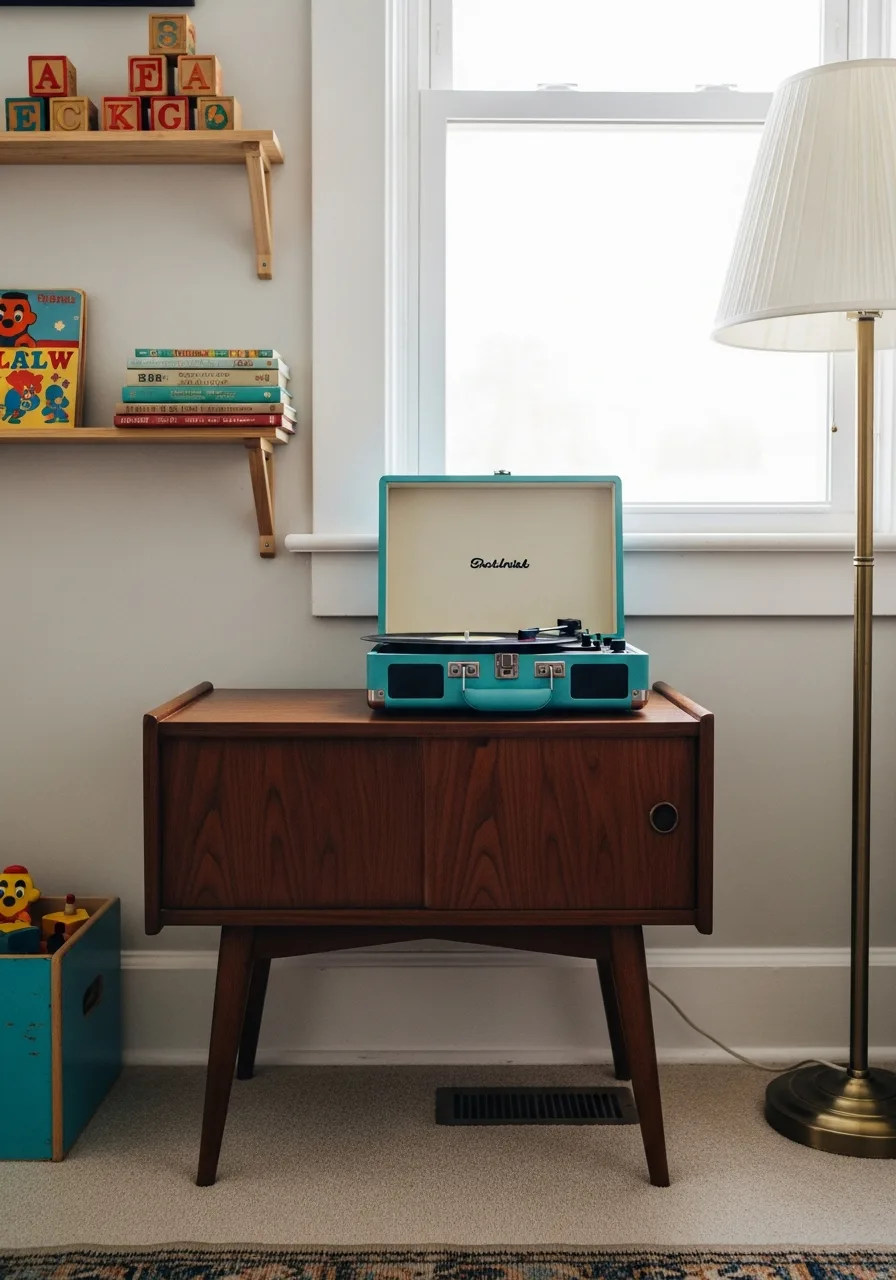 41. Retro Style Record Player