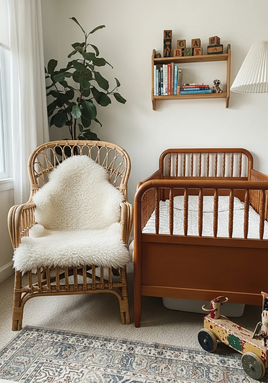 5. Natural Wicker Seating