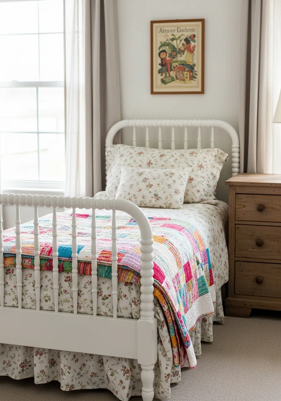 8. Layered Heirloom Quilts