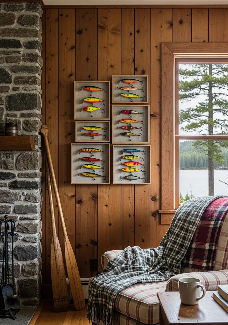 8. Fishing Lure Shadow Boxes