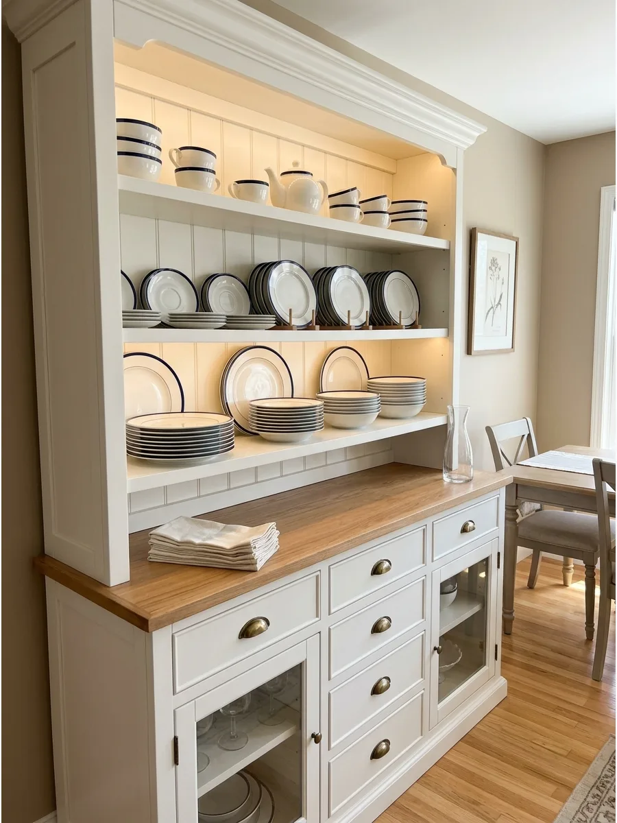 16. Display a Complete Dinnerware Collection