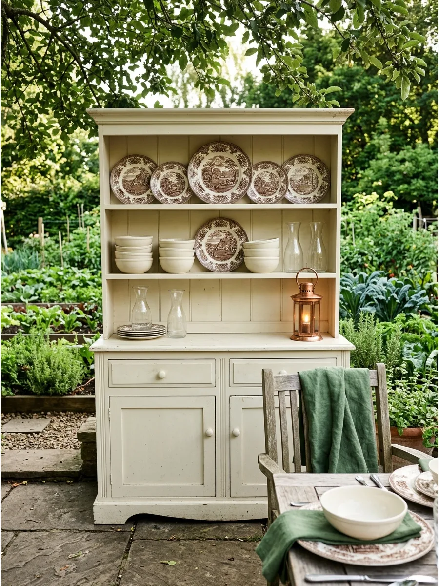 19. Decorate With Brown Transferware