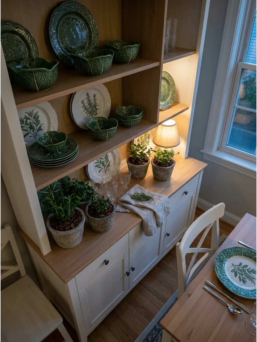 20. Build a Green Botanical Display