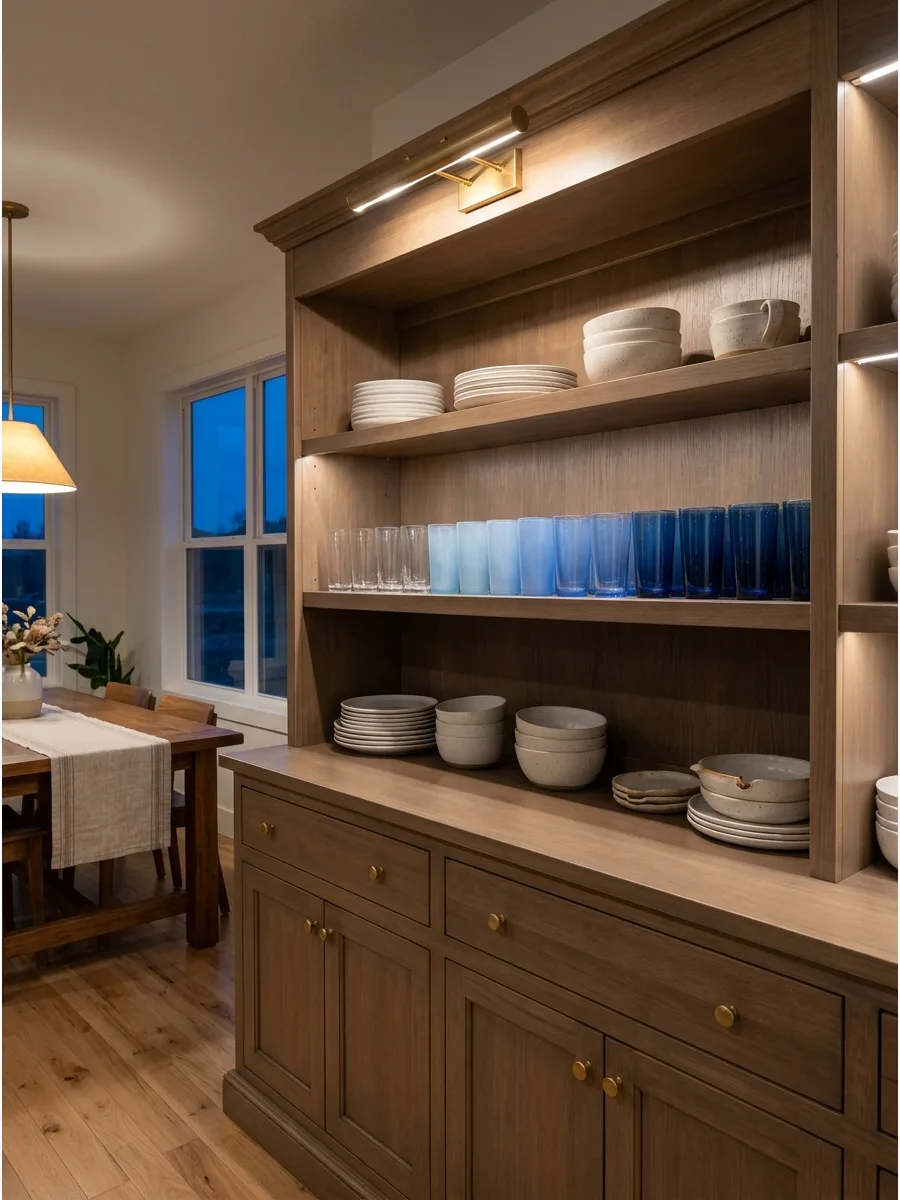 27. Arrange Glassware in a Color Gradient