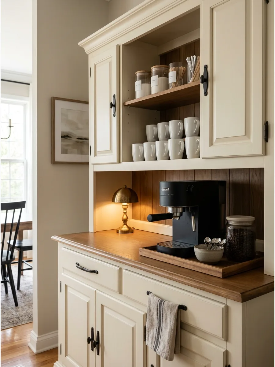 33. Build a Coffee-Station Hutch