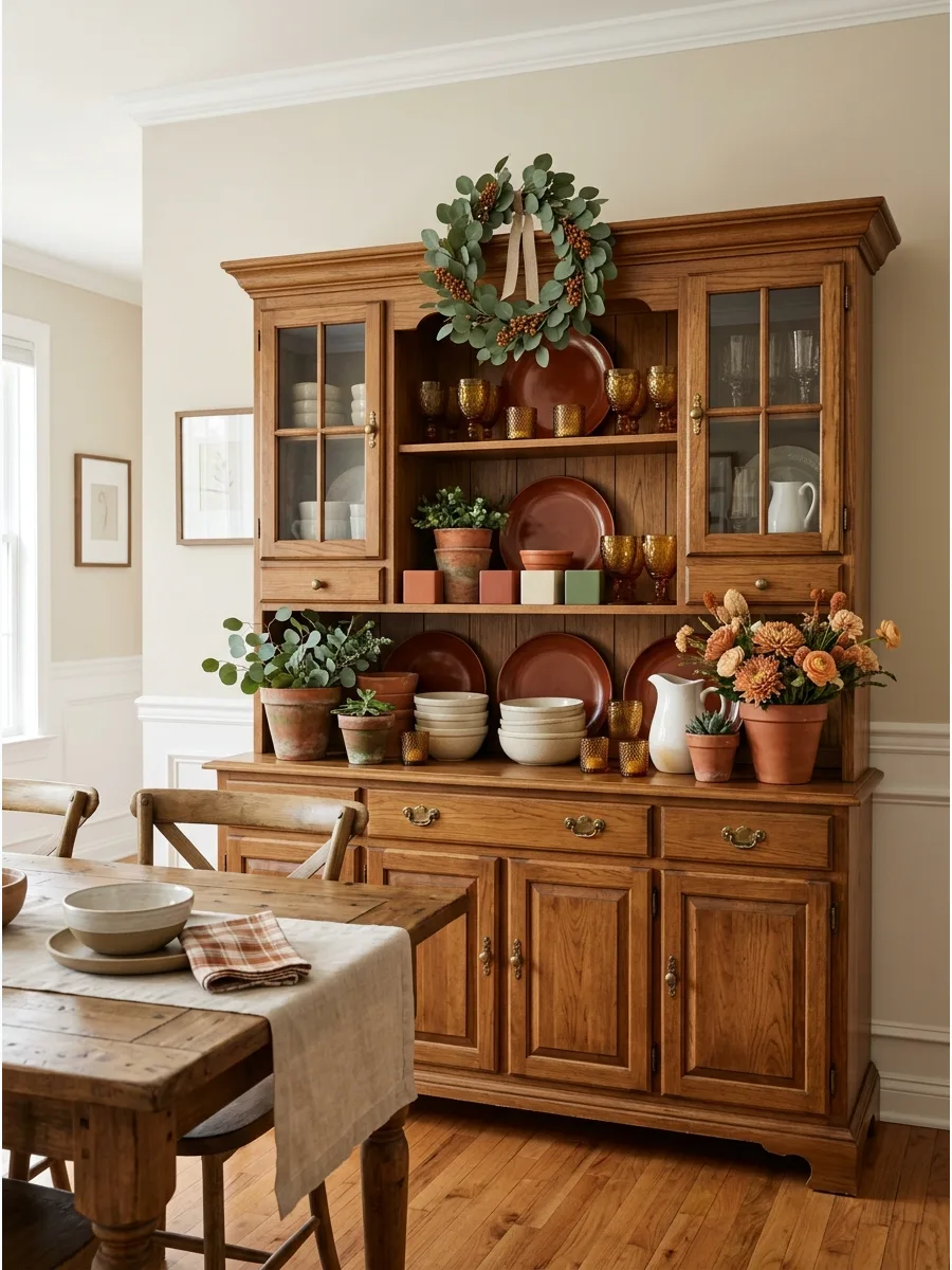 47. Create a Rust and Terracotta Display