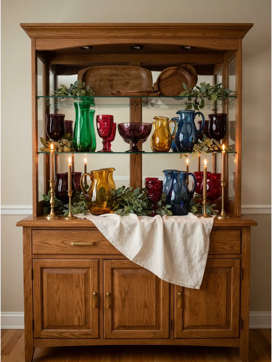 49. Build a Jewel-Tone Glass Display