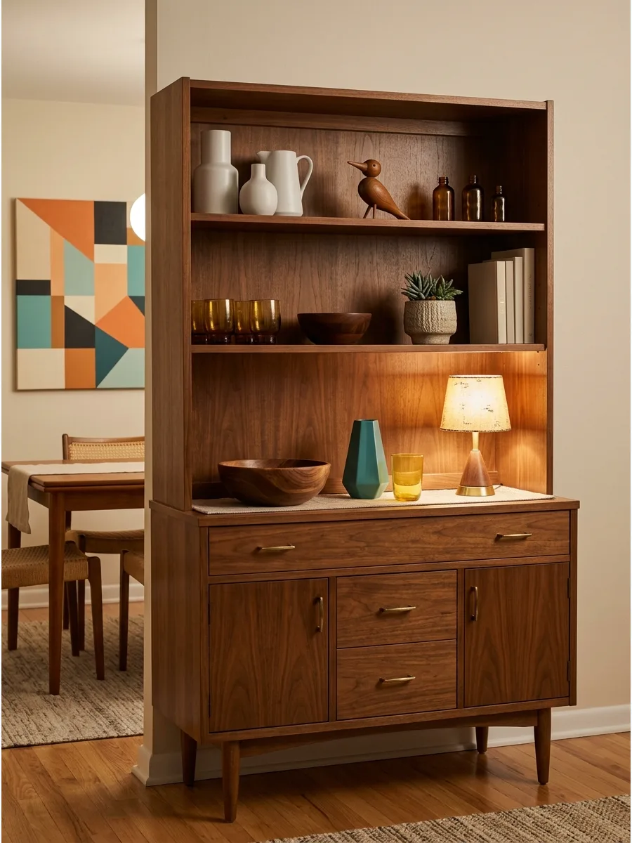 57. Style a Midcentury Hutch