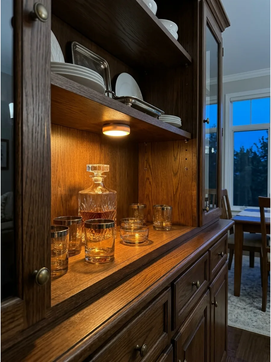 75. Install Warm Display Lighting