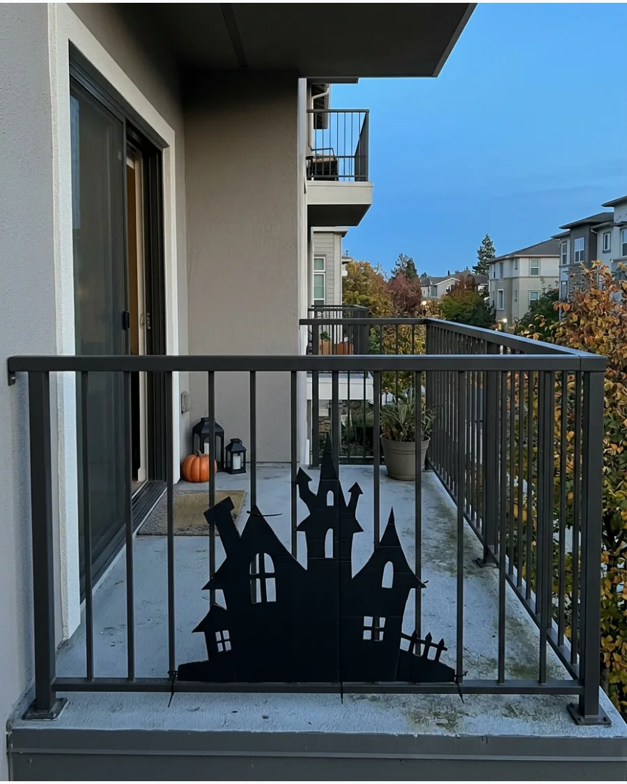 34. Cardboard Haunted Skyline
