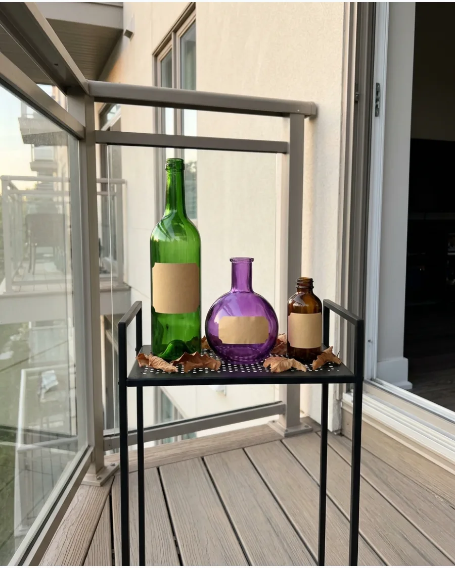 37. DIY Potion Bottle Shelf