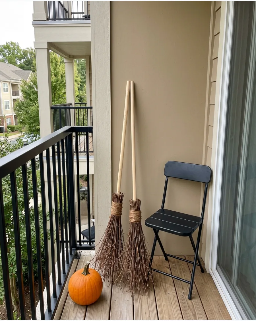 38. Handmade Witch Brooms