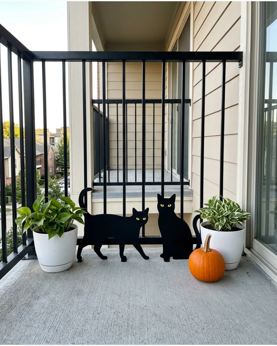 49. Black Cat Balcony