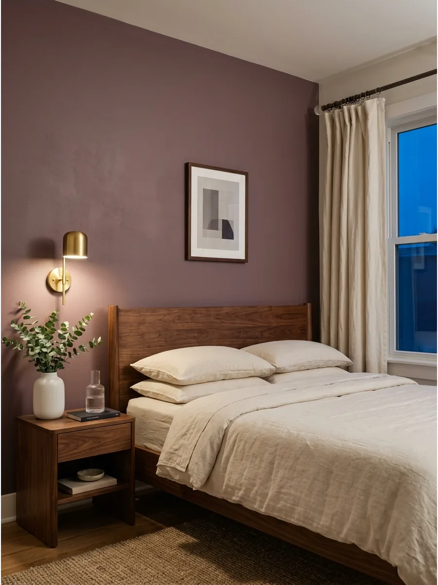 24. Earthy Mauve Wall
