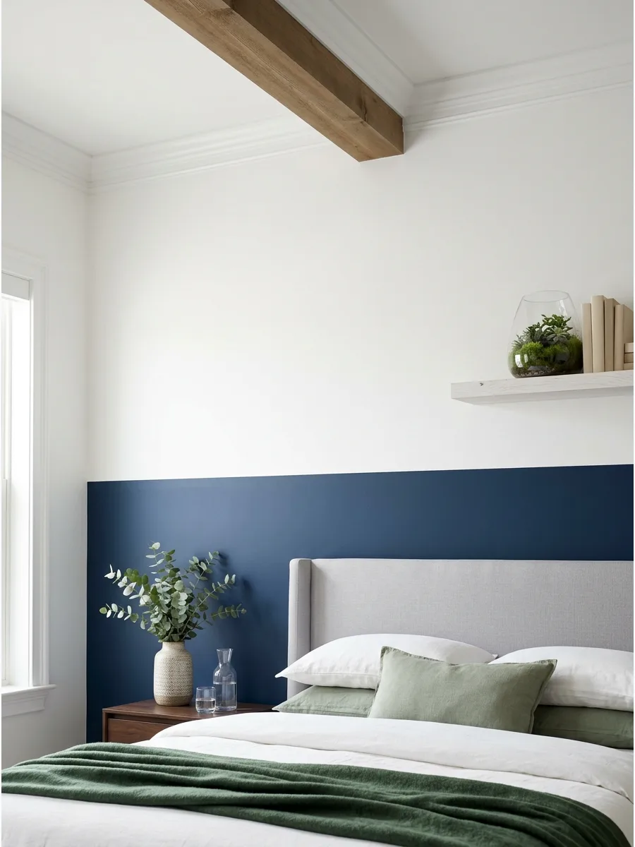26. Two-Tone Feature Wall