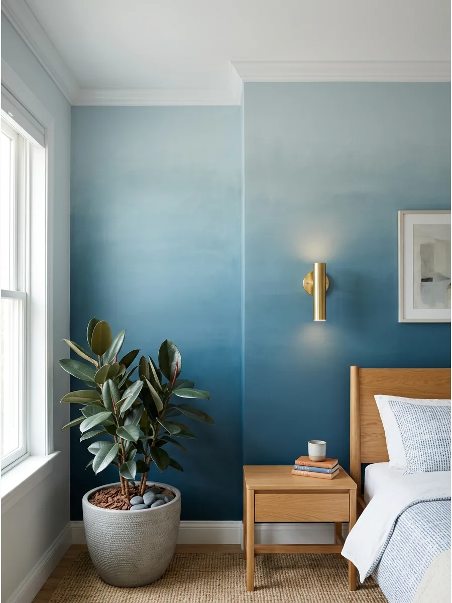 27. Ombre Painted Wall