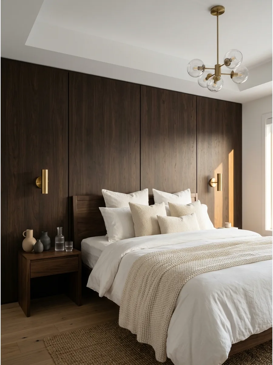 34. Dark Wood Cocoon Wall