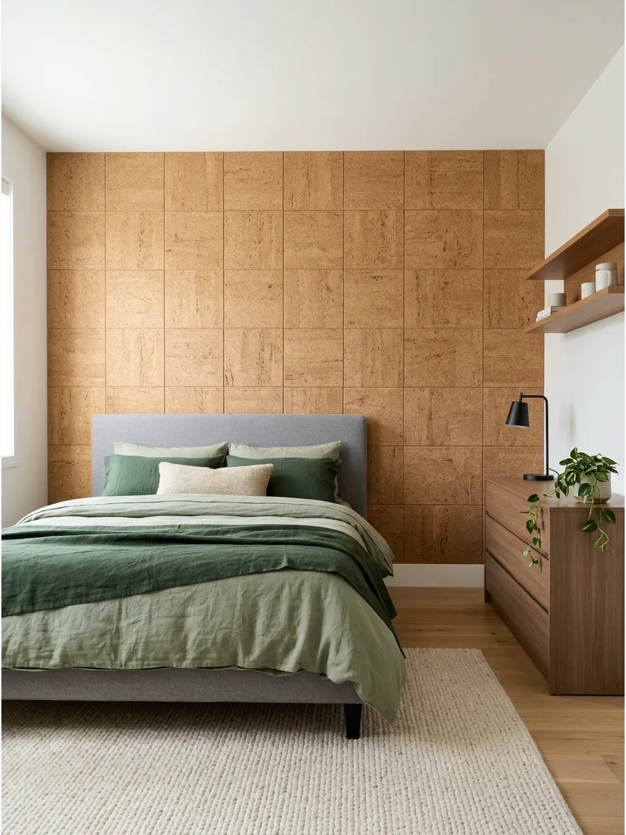 36. Cork Feature Wall