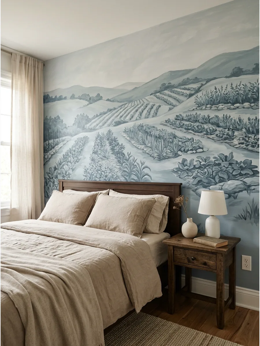 8. Scenic Landscape Mural