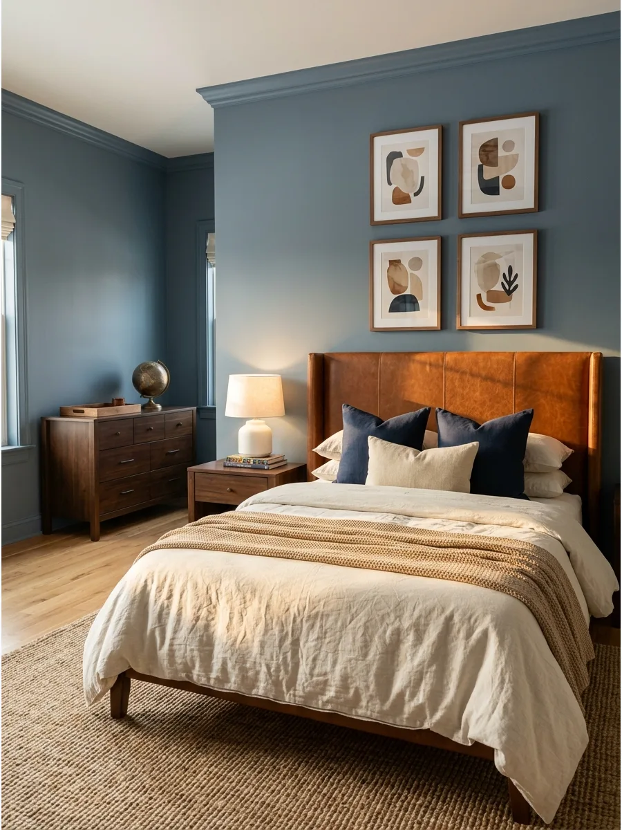 17. Blue Gray Bedroom