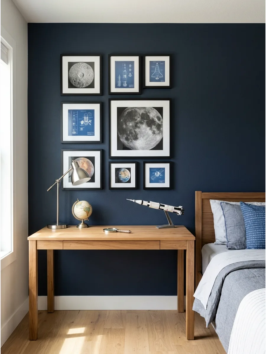 20. Astronaut Gallery Wall
