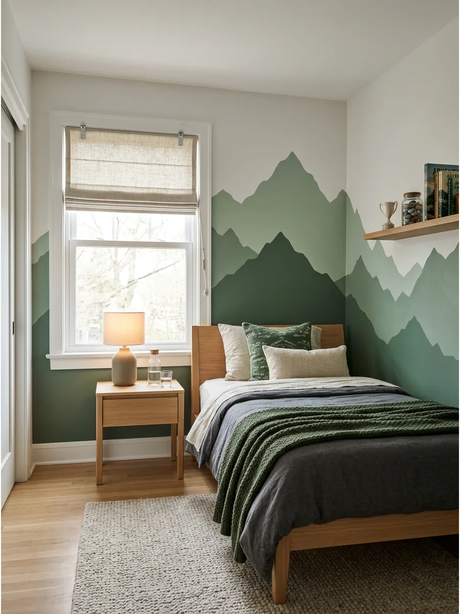 21. Mountain Mural Wall