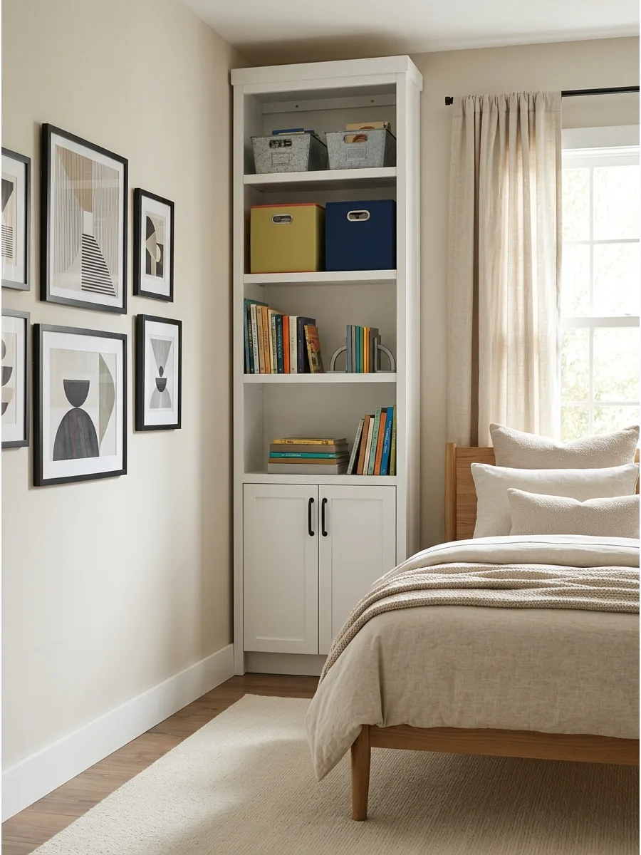 26. Small Room Vertical Storage