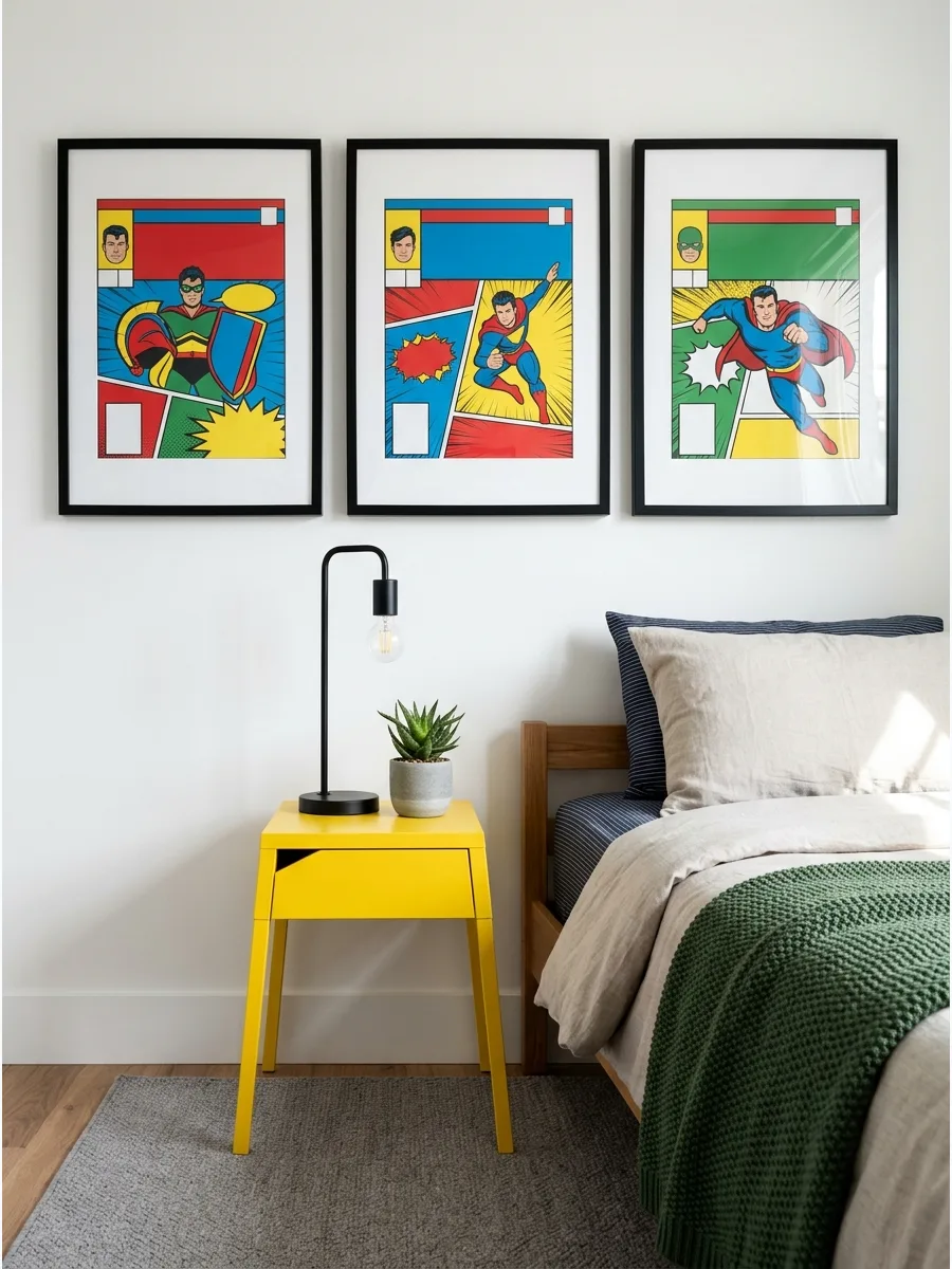 37. Comic-Inspired Room