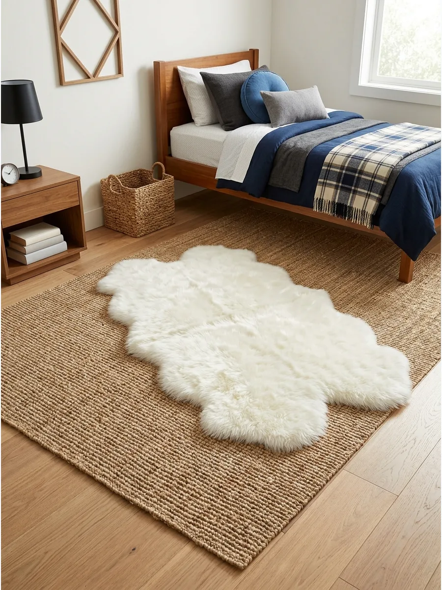 45. Cozy Rug Layering